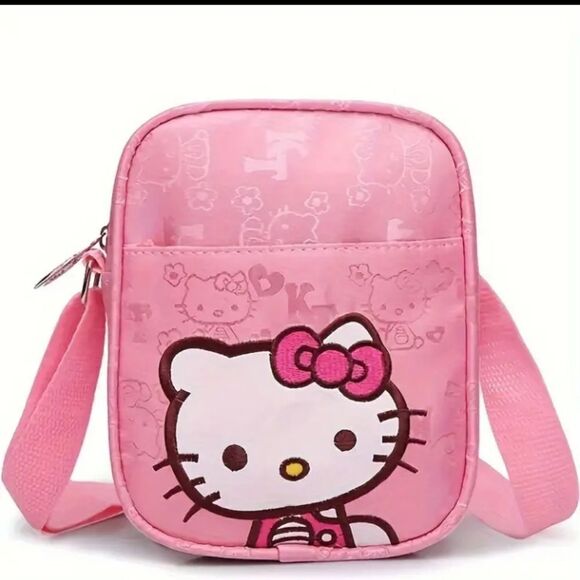 Hello Kitty Sanrio Pink Crossbody Bag - Picture 1 of 3